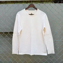 オールドネイビー OLD NAVY　無地 長袖Tシャツ ロンT　クリームSサイズのサムネイル