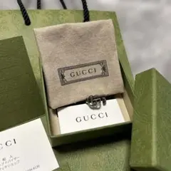 GUCCI GGロゴリング オリジナルポーチ付き12号