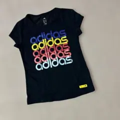 adidas カラフルロゴ Tシャツ 半袖　M