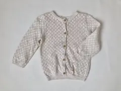 H&M baby 透かし編み カーディガン 80