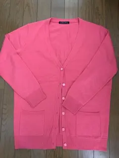 INGNI ピンク Vネック カーディガン Mサイズ