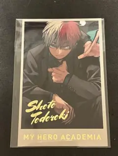 僕のヒーローアカデミア 原画展 メモリアルコレクション 轟焦凍 箔押し