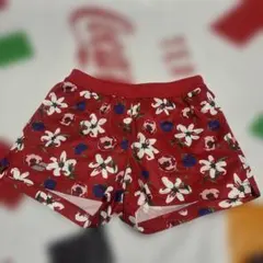 Babolat テニスショートパンツ 花柄 レッド　サイズＭのサムネイル