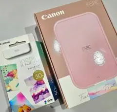 Canon inSPIC ピンク プリンター 用紙付き