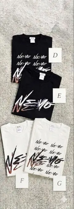 【選べる】NE-YO Tシャツ グラフィックロゴMサイズ［F］