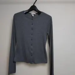 Ｈ＆M　シアーカーディガン　長袖 Sサイズ　グレー