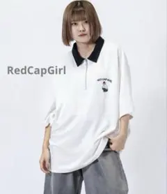 Red Cap Girl ホワイトシャツ M