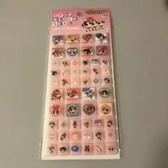 【正規品】パワーパフガールズ 　　　　ドロップブロックシール タイルシール