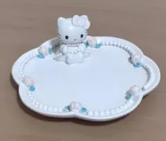 【美品】ハローキティ アクセサリートレイ 小物入れ パール　ローズ レトロのサムネイル