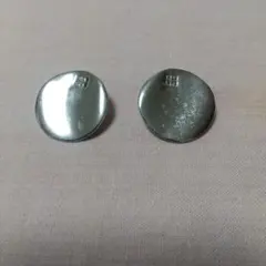 メタル製円形クリップイヤリング