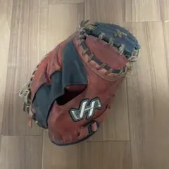 極美品】ほぼ未使用 ハタケヤマ 軟式キャッチャーミット TH-M62VS
