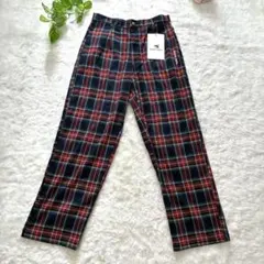 新品・タグ付✨STUDENT APATHY ストリートスラックス　チェック柄
