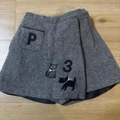 ポンポネット キュロットスカート ショートパンツ 120