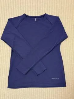 mont-bell ネイビー 長袖Tシャツ レディースMサイズ
