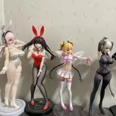 美少女　アニメキャラクター フィギュアセット　4体