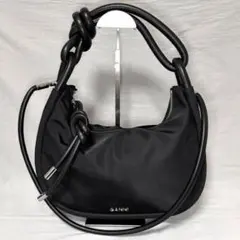 GANNI ガニー ノットディテール ハンドバッグ 黒のサムネイル