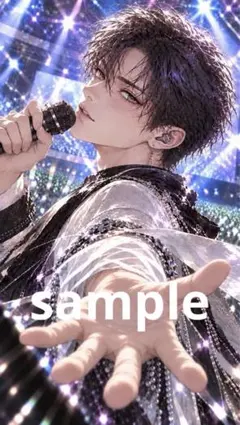 34【君へ伸ばす手】 | 男性アイドル・ライブ・AIイラスト