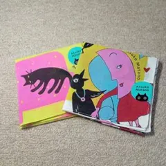 マタノアツコ大判 ハンカチ 2枚セット