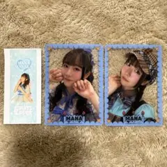 真中まな FRUITS ZIPPER クリアトレカ さん ステッカー トレカ