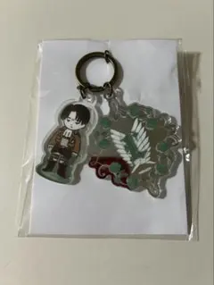 【新品】HICUL 進撃の巨人 アクリルミラーキーホルダー リヴァイ