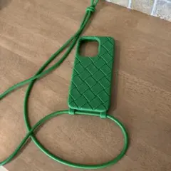 BOTTEGA VENETA グリーン iPhone14 proケース