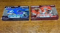 ポケットモンスター ルビー / サファイア 箱説付き 2本セット　アドバンスのサムネイル