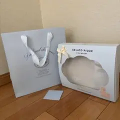ジェラートピケ　空箱x1 ショッパー袋x1 ラッピング　ショップ袋　ギフト箱