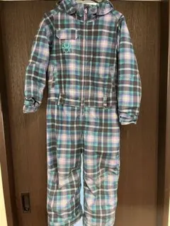 お値下げ⭐︎BURTON チェック柄 子ども用スキーウェア