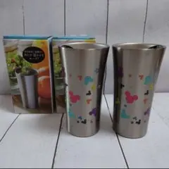 ★新品★真空ステンレスタンブラーM ミッキーマウス 300ml 二点セット