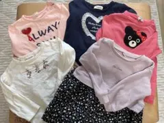 子供用Tシャツセット 90 女の子　長袖