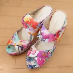 【ESPERANZA】エスペランサ花柄サンダル・トロピカルフラワー・蜷川風