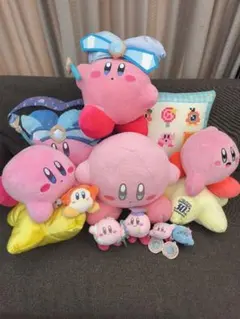 4点セット 星のカービィ バケット クッション 毛布 BIGぬいぐるみ 新品 7点セット 星のカービィ バケット クッション 毛布 BIGぬいぐるみ