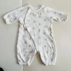 赤ちゃんの城　クマ柄　ロンパース