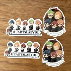 ツイステ フレークシール　ステッカー　ハーツラビュル