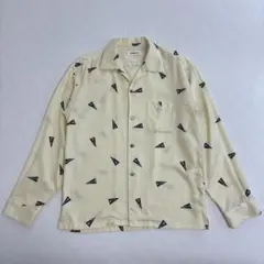 Monkey Time シャツ　総柄　クリーム　Mサイズのサムネイル