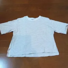 MUJI ストライプ Tシャツ M-L