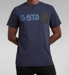 G-STAR RAW ネイビー 半袖Tシャツ Lサイズ