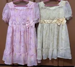 ディズニー　ミニーマウス　美女と野獣　ベル　ワンピース　ドレス　120 130