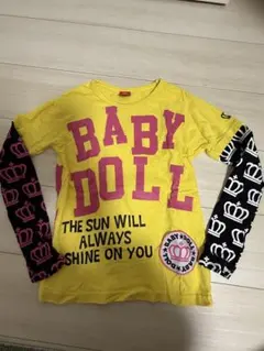 超美品★BABYDOLL 長袖カットソー 140cm イエロー