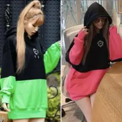 Rady♡バイカラー♡パーカー♡トップス