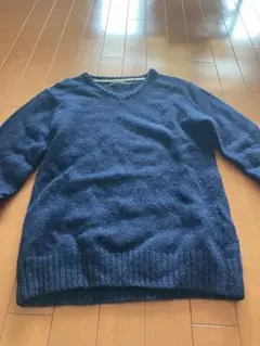 【CIAO PANIC】　冬セーター　ウール　ネイビー　Mサイズ