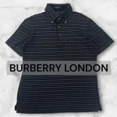 BURBERRY LONDON ポロシャツ ボーダー柄 Mのサムネイル