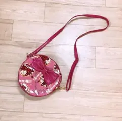 シャーリーテンプル チェリー タルトプリント リボン付きショルダーバッグ 美品のサムネイル