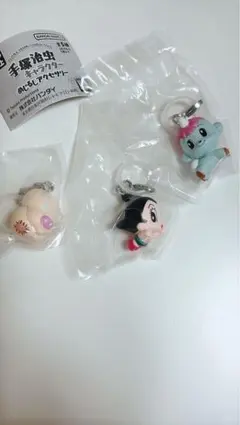 手塚治虫　キャラクター　めじるしアクセサリー　アトム　ユニコ　ヒョウタンツギ