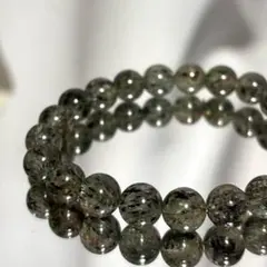 グリーンマイカ ✧ 癒し・安定 粒9mm 内径16cm 重量23g