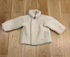 【値下】petit main ボアジャケット ブルゾン Sサイズ