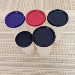 タッパーウェア、食品保存容器 5個セット