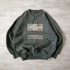 90s トレーナー スウェット ドローコード 刺繍 シティーボーイ ノームコアのサムネイル