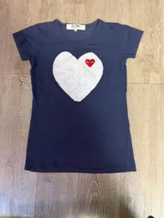 PLAY COMME des GARCONS Tシャツ ネイビー L - メルカリ