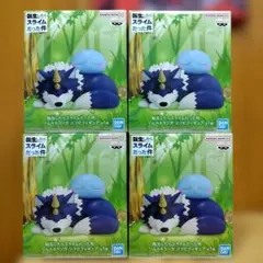 転生したらスライムだった件 リムル＆ランガ ソフビフィギュア　4個セット